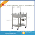 Durable Stainless Steel Medical Emergency Trolley Equipment